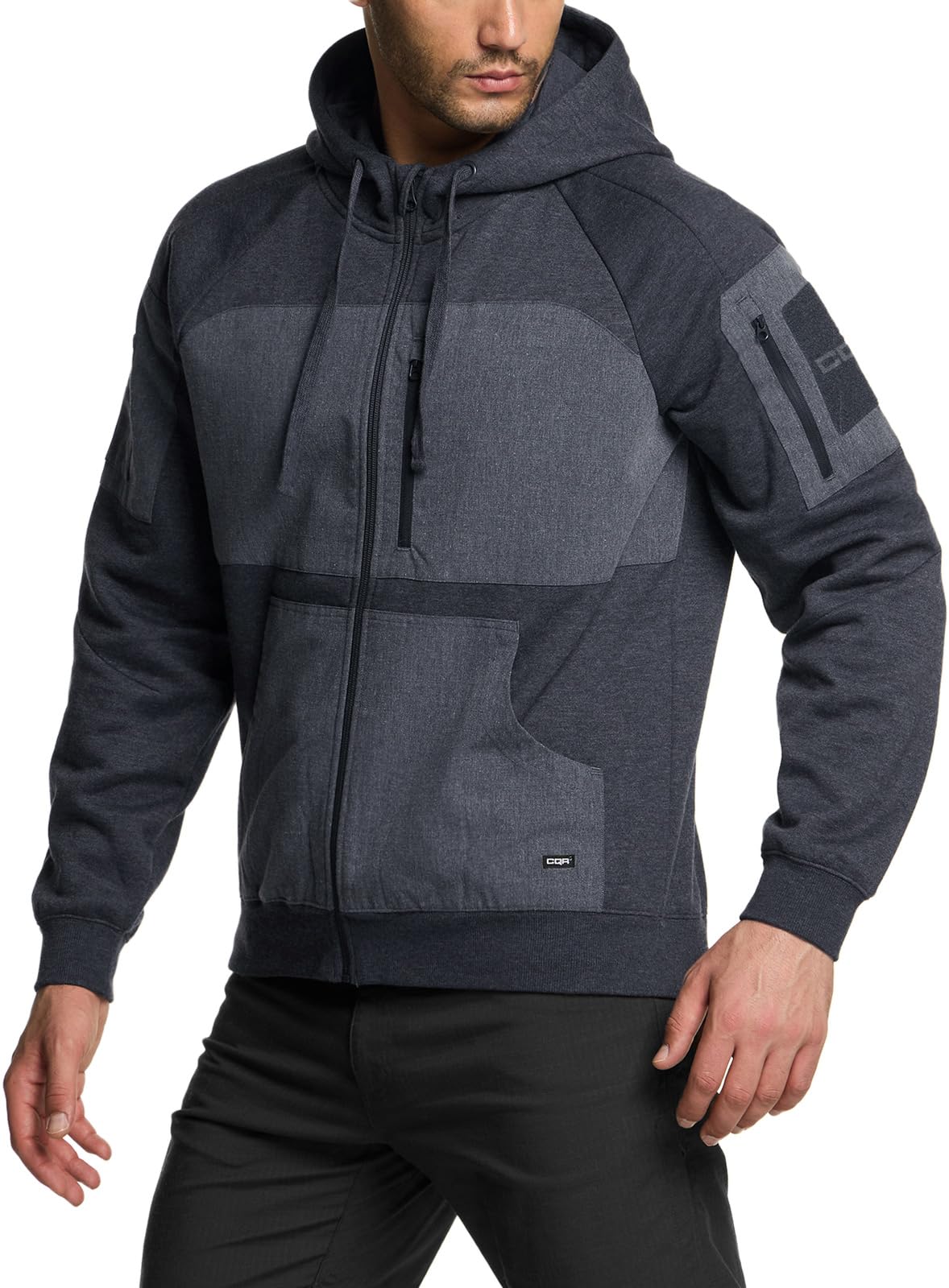 

CQR Длинный и Имеет Флисовую Подкладку и Рипстоп Идеально подходит для Весны и Идеально подходит как Яхтенный или Повседневный Имеет Карманы и Мужская Толстовка на Молнии,