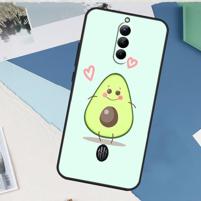 Süße Cartoon-Avocado Fitness-Hülle für ZTE Nubia Red Magic 11 10 9 8 8S 9S 10S Pro Plus 6 7 6S 7S Pro 5G 6R 10 Air Cover