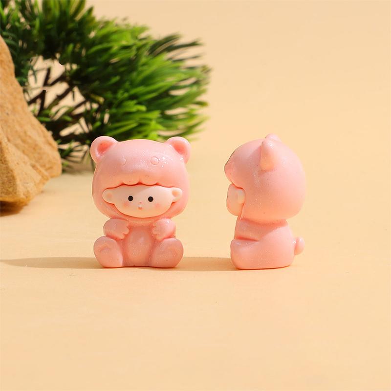 Kreative Cartoon Kleiner Bär Puppe Kleine Figur Handwerk Mikro Kleine Ornament Miniaturen DIY Heimdekorationszubehör Geschenke