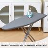Ironing Board Cover and Pad, Standard Size 15x54 Inch, Silver Coated 4 Layers Ironing Board Cover with Elasticized Edges, Extra Thick Padding, Easy