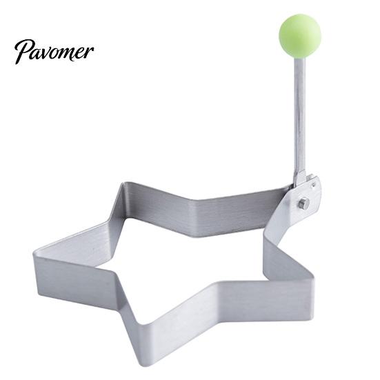 Kitchen Utensils for Breakfast 3 Pcs Stainless Steel Egg Rings, Non-stick Fried Moulds, Round/Star/Flower/Heart/Mouse Home Tools Shaped Ring Mold Eggs