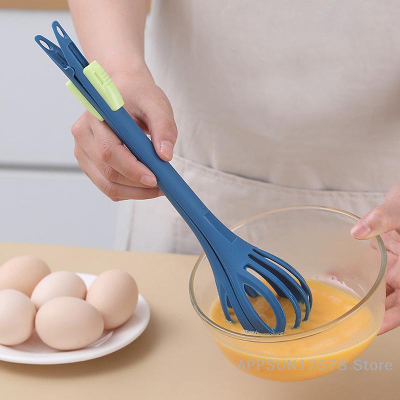 Multifunctional Egg Beater Whisk Milk Pasta Tongs Food Clips Mixer Manual Stirrer Kitchen Cream Bake Tool Kitchen Accessories