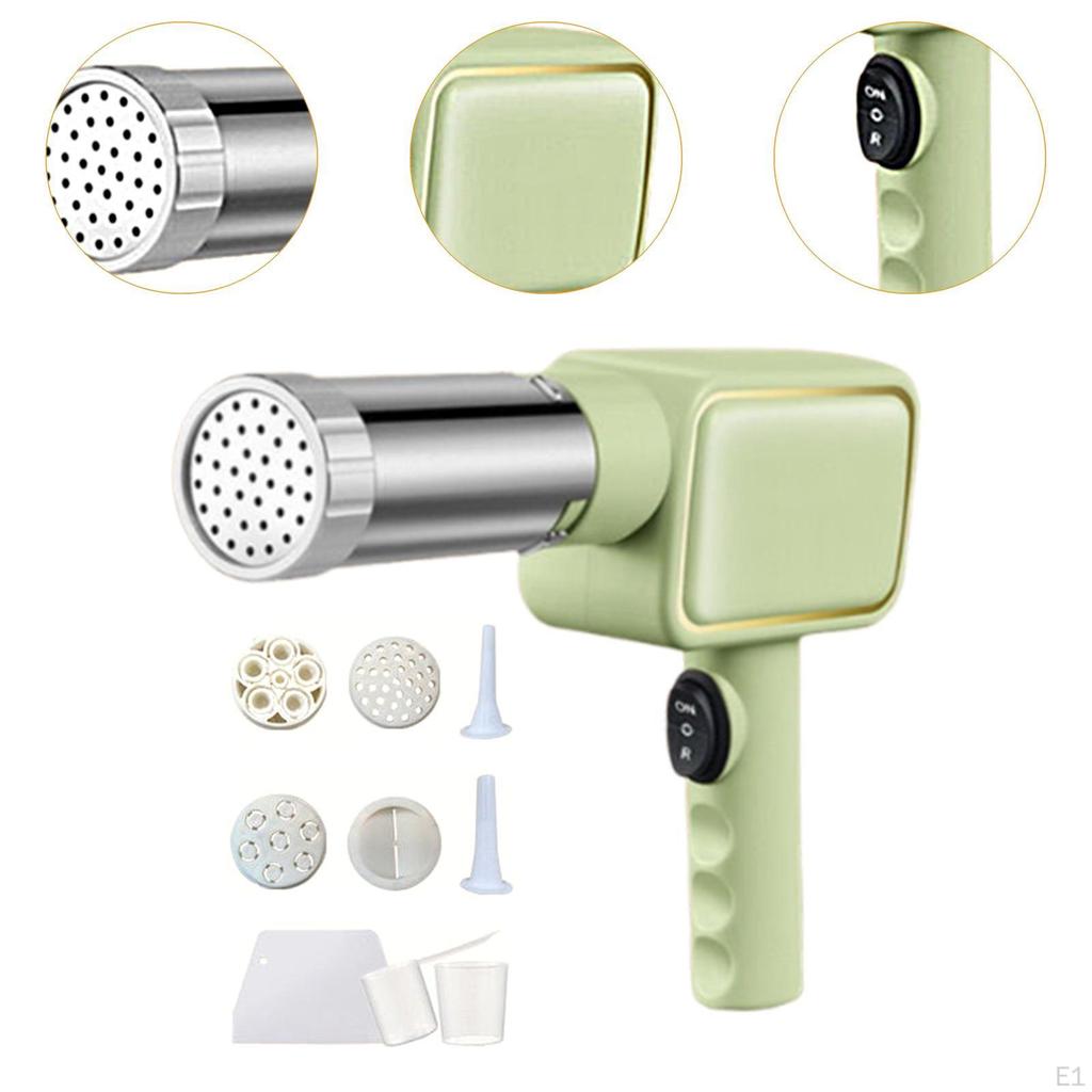 Electric Noodle Maker Pasta Machine 9 Heads Homemade Handheld Press Machine, for