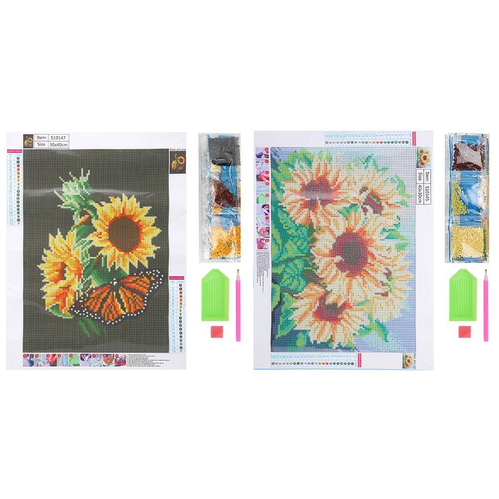 2Pcs DIY Landscape Pattern Diamond Painting Kit Handicraft for Home Bedroom Office Decoration