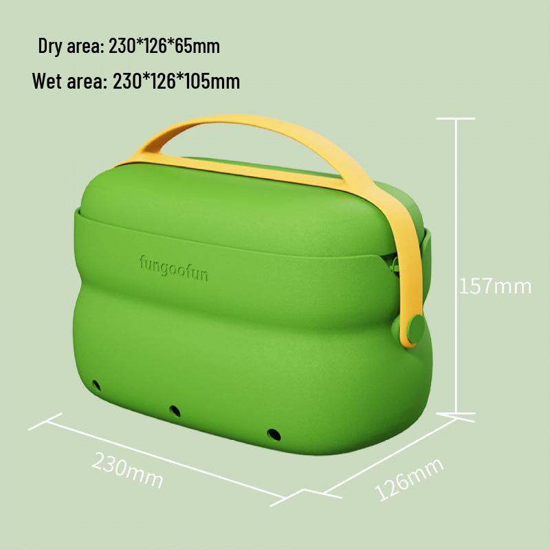 Waterproof Silicone Travel Toiletry and Makeup Bag for Men