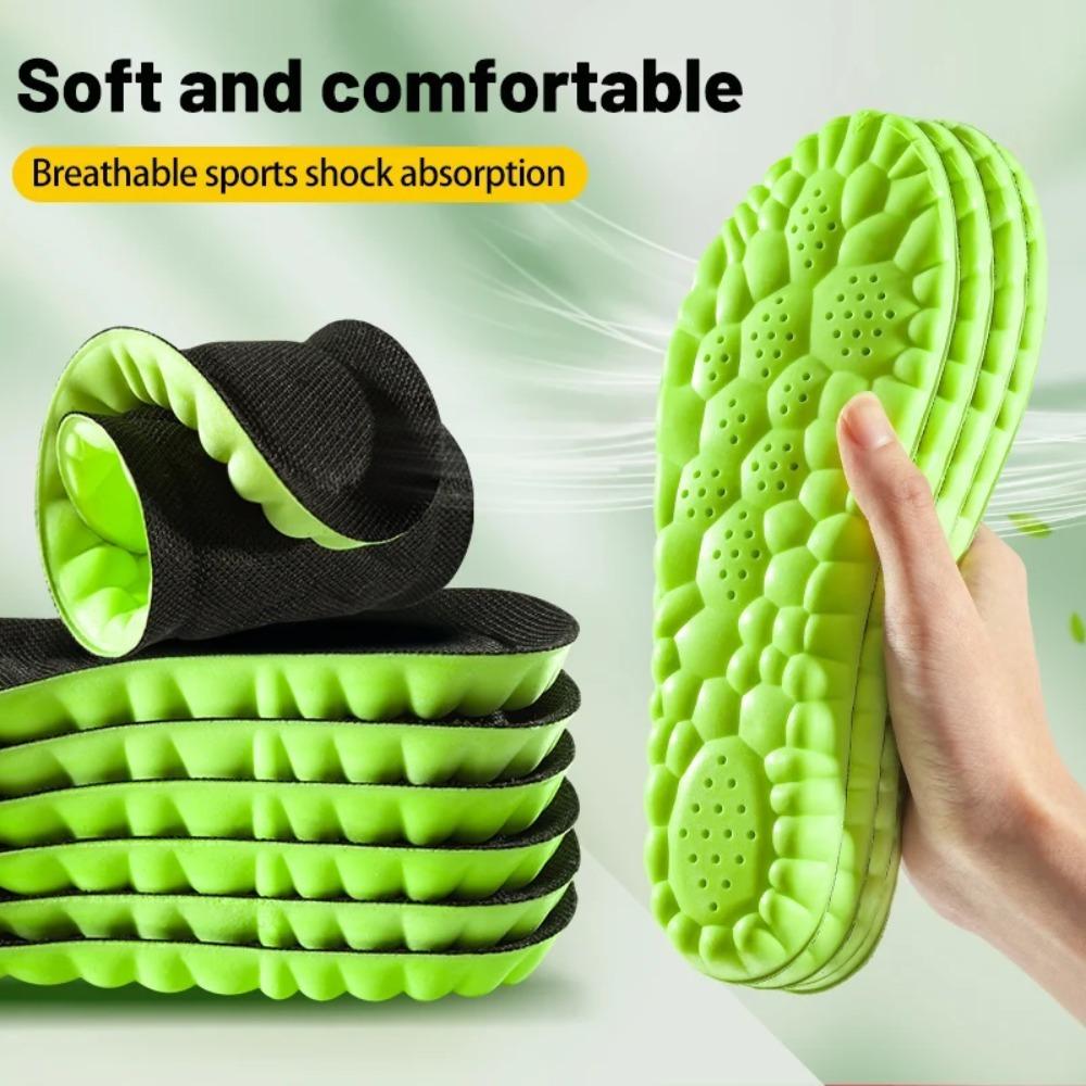 

4D Sport Insole Super Plush Shock Absorption Orthopedic Inserts For Basketball Running Shoes For Kids Good Gift EU41-42(260mm)