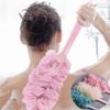 Bathroom Cleaning Tools Long Handle Bath Brush Back Bath Shower Scrubber Body Soft Mesh Scrub Puff Clean Bath Back Brush