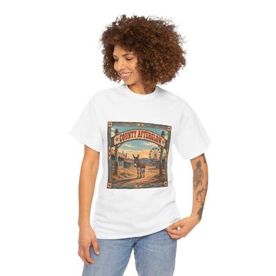Donkey Americana Music Western Folk Country Vintage Unisex Heavy Cotton Tee
