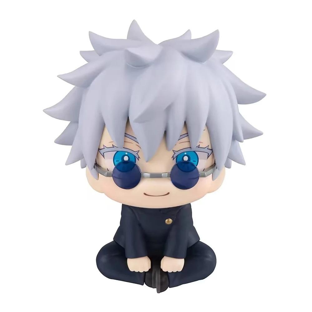 10CM Anime Jujutsu Kaisen Geto Suguru High School Satoru Gojo Look Up Sitting Cute Q Version Model Toy Gift Action Figure