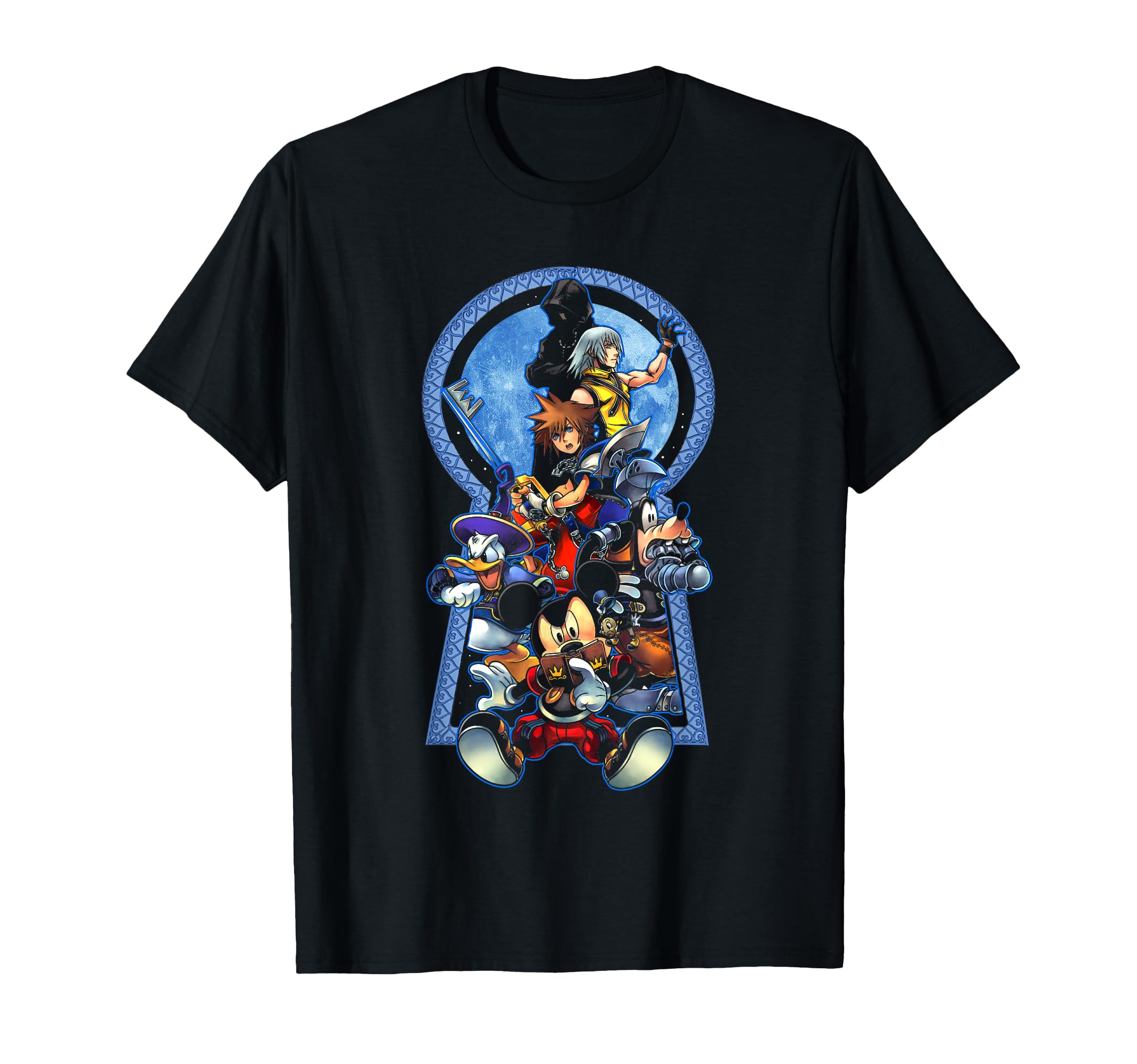 

Disney Kingdom Hearts Key to the Kingdom Group Shot Poster T-Shirt