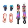 1 Pair RC Shock Absorber Kit Damper with Offset Caps Springs Remote Control Car Parts Aluminum Alloy Large Caliber