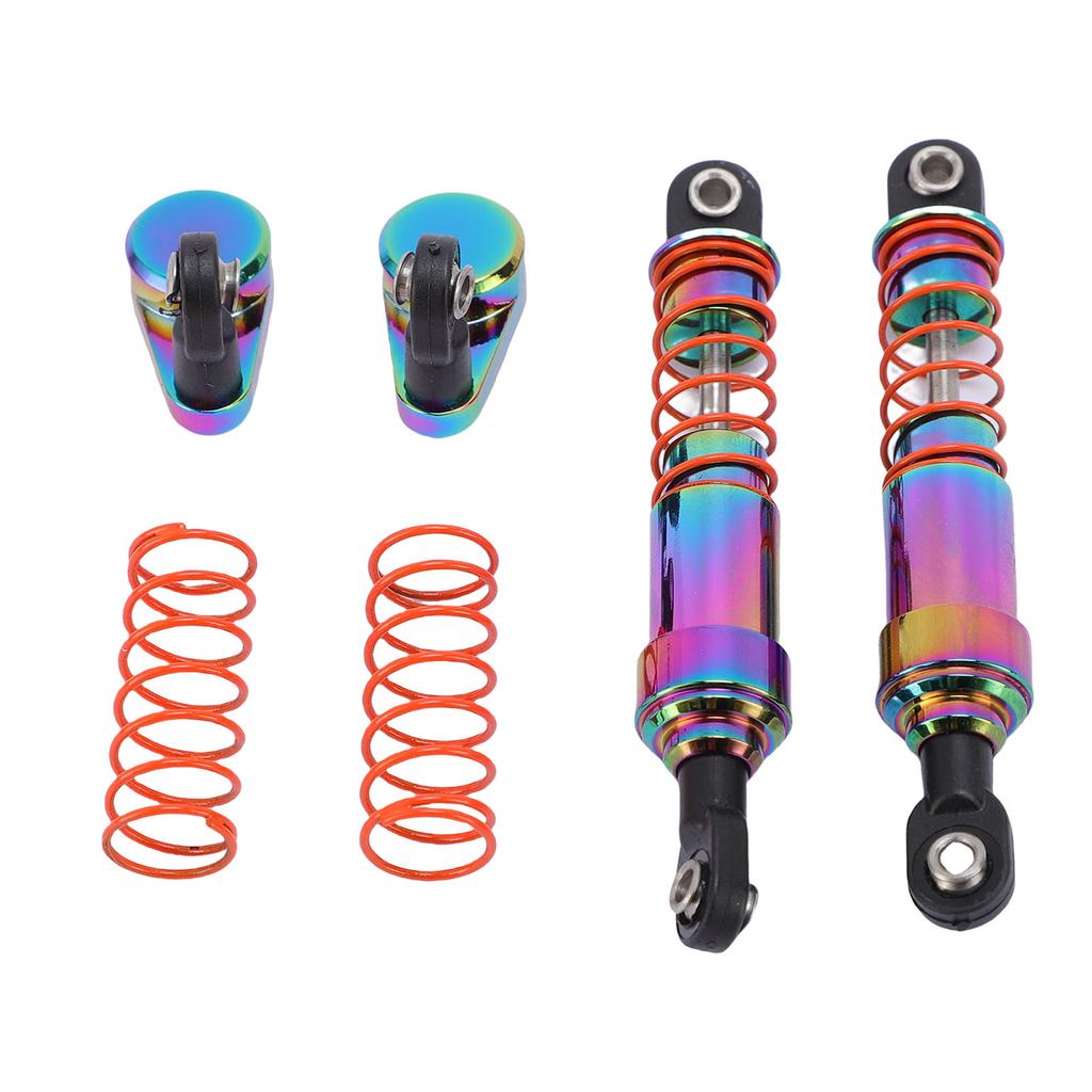 1 Pair RC Shock Absorber Kit Damper with Offset Caps Springs Remote Control Car Parts Aluminum Alloy Large Caliber