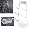 3 Tier Wall Mounted Pan Lid Storage Rack Pot Cover Organizer Holder Kitchen Accessories(Avec