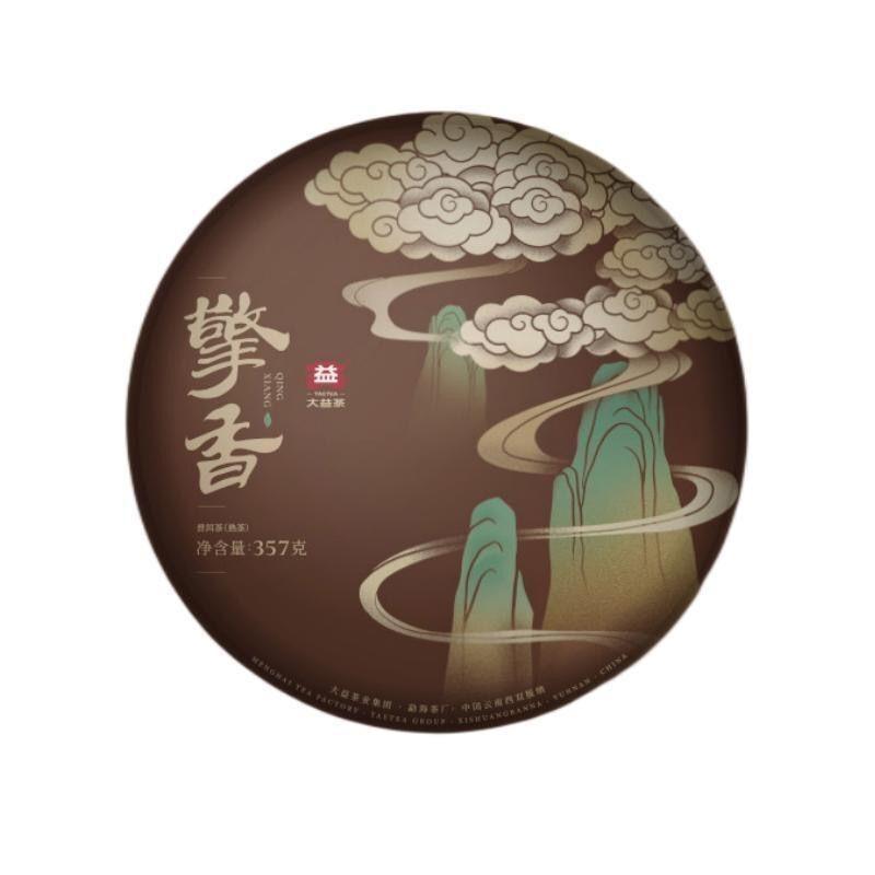 TAETEA Qing Xiang Yunnan Dayi Reifer Puer Teekuchen Pu-erh Pu'er Shu 357g
