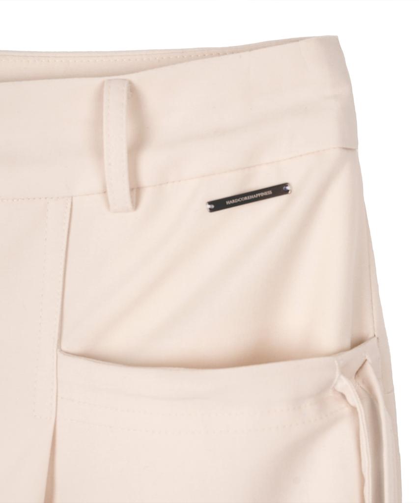 Hardcore Happiness Pocket Rope Long Skirt_Light Beige