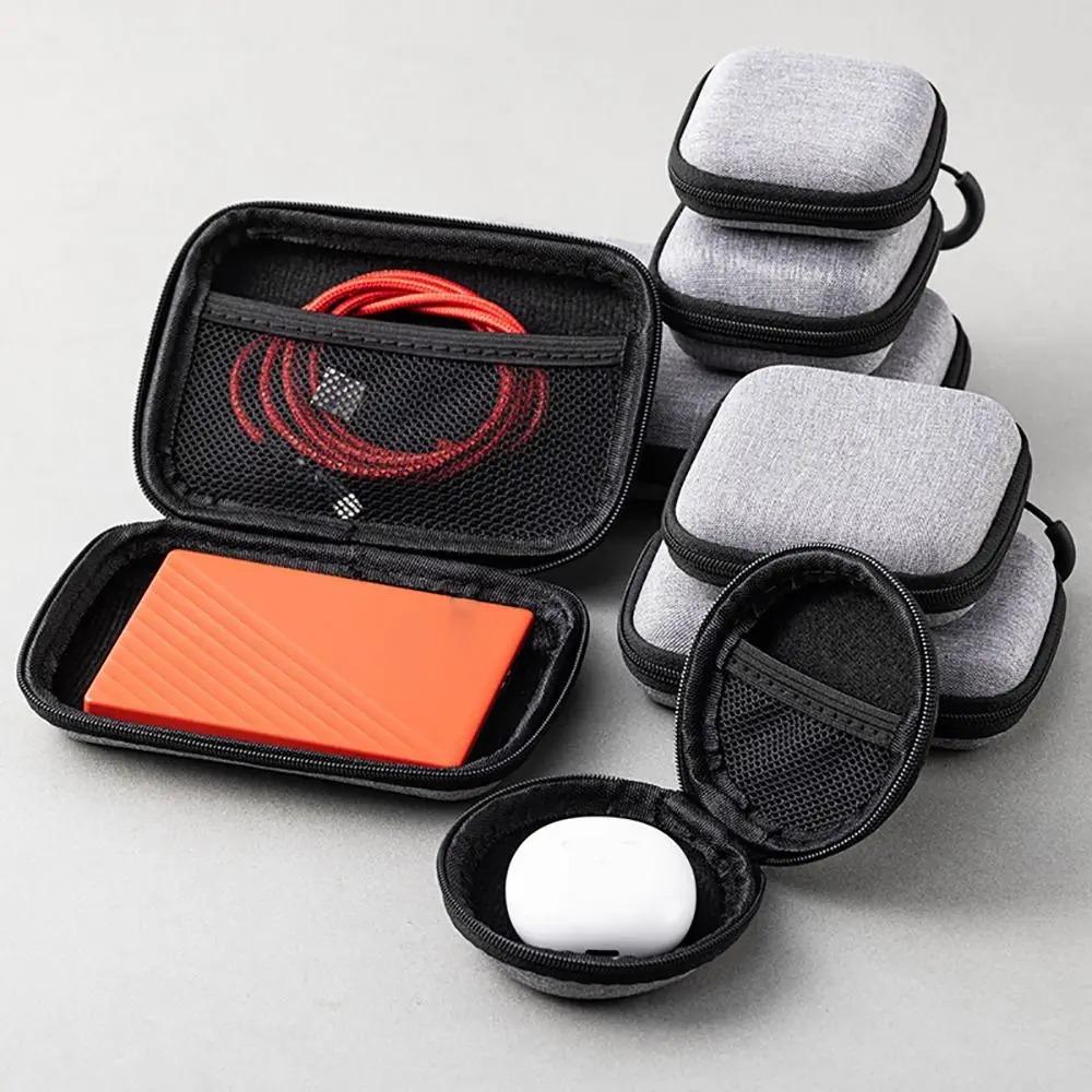 Protective Hard EVA Storage Bag Dust-proof Data Cable Organizer Bag  Earphone Accessories