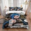 3Pcs Superheroine Power Up Bedding Sets For All Sizes New 3D Printed Bed Cover Comforter Duvet Cover Pillowcase Bedroom Decoration