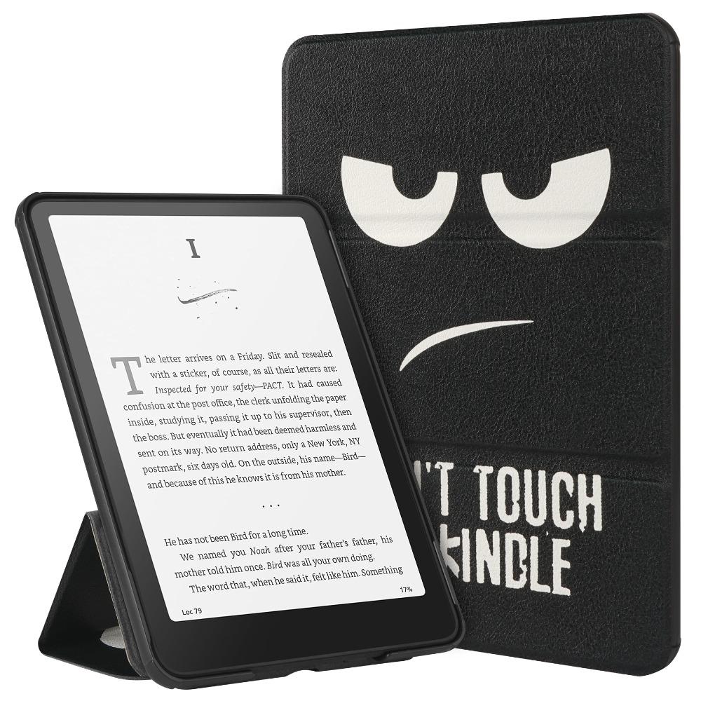For Auto Wake/Sleep Case Tri-fold Shockproof e-Reader Cover Leather Wear Resistant for Kindle Paperwhite 12th Gen 2025 (7 inch)