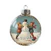 Traditional Christmas Decoration Unbreakable Ornament Multiple Color Easy Setups D57B