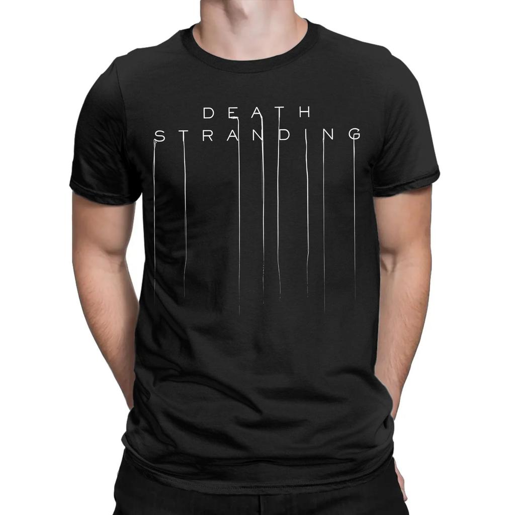 Mens Womens DEATH STRANDING Logo T Shirt Cotton Printed T-Shirt  Clothing Outfits