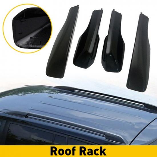 For RAV4 Toyota 2001-2005 5-Door Black Top Roof Rack End Cover Shell Replace 4Pc