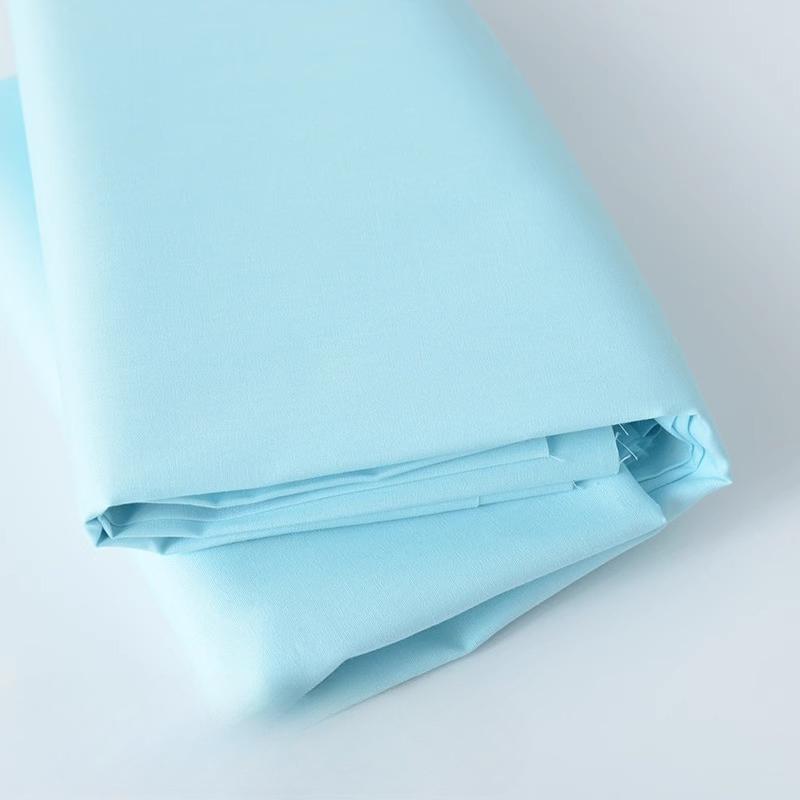 Wide 140cm Cotton Poplin Fabric Solid Color White Red Black for Sewing Accessories Quilting Patchwork Handmade 100/300/500cm