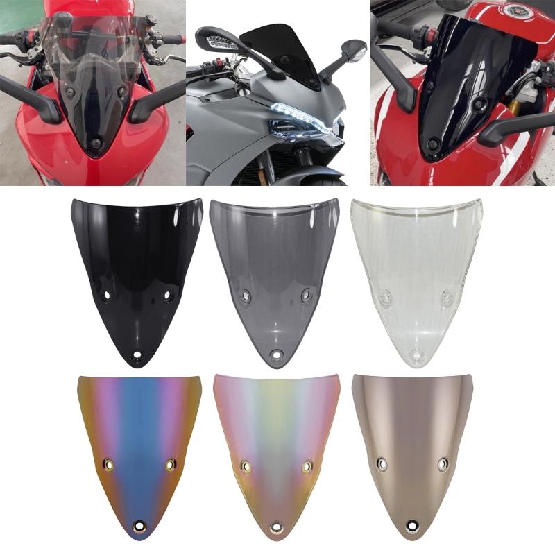 Motorcycle Windshield Airflows Deflectors Direct Fit Windscreen For Supersport 939 950 2017-2022 Models
