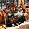 Custom Name Personalized Manchester United Print Blanket, Home Decor, Bedroom, Sofa, Camping, Couch, Gifts for Birthday Christmas