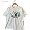Unisex's Vintage Mr Dad Jim Benton White Art T Shirt XL Washed Designer Clothes Homme Stylish Streetwear Vintage Washed