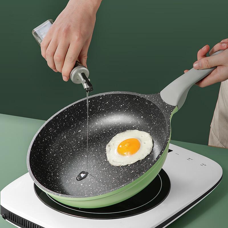 Chui Da Huang Bamboo Green Stone Frying Pan 26cm
