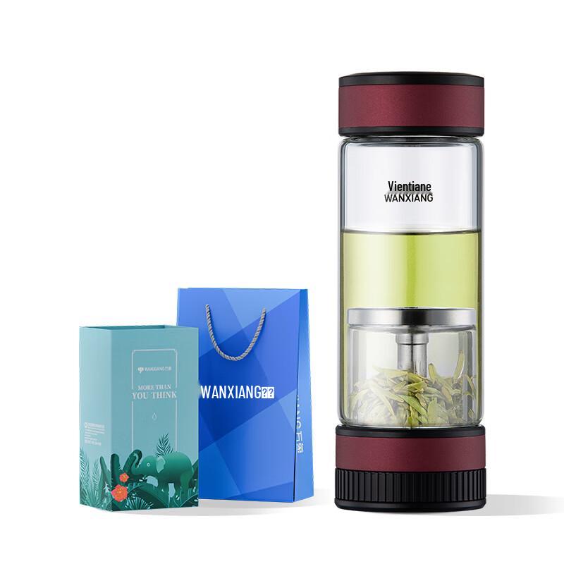 Wancheng U258 Single-Layer Glass Tea Infuser Bottle 440ml