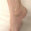 Bohemian Retro Women's Leaf Chain Leg Chain, Summer Fashionable Ankle Chain, Personalized Foot Jewelry Decoration Item.