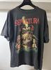 Sepultura Tričko Vintage Kapela Streetwear Černý Dotisk Plné Velikosti PA8522 Unisex Tričko