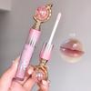 Hydrating Lip Gloss Long-Lasting and Non-Staining Glass Lipstick with Earth Design, Glossy Finish Beauty Essentials Glossy Finish Lipstick
