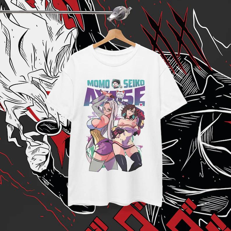 Momo X Seiko Waifu Anime TShirt Unisexga Shirt 3