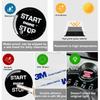 For Jaguar XF Accessories Upgrades Black Button Trim Cover for Climate AC Switch Car Interior Refurbishment Kit for X250 Gear