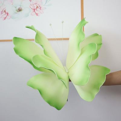 New 50cm Giant Crepe Paper Butterfly Gradient Artificial Simulated Fake Butterfly Window Display Shopping Mall 3D PE Butterfly