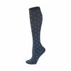Calze a compressione Pois piccoli Righe Colore caramella Vene varicose Infermiere Sport Corsa Polpaccio Pressione Calze Protezione Piedi Supporto