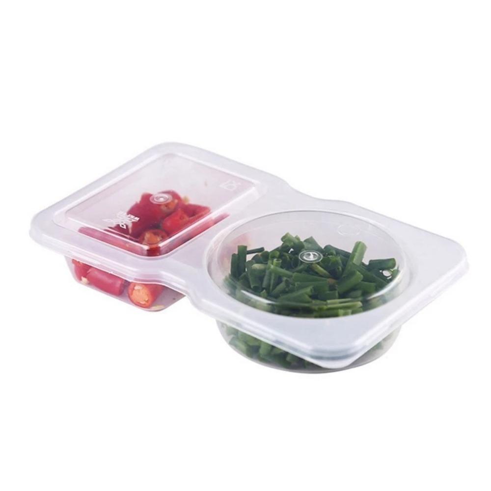 10/15/20pcs with Lids Disposable One-piece Sauce Box Portable Plastic Snack Container  Outdoor