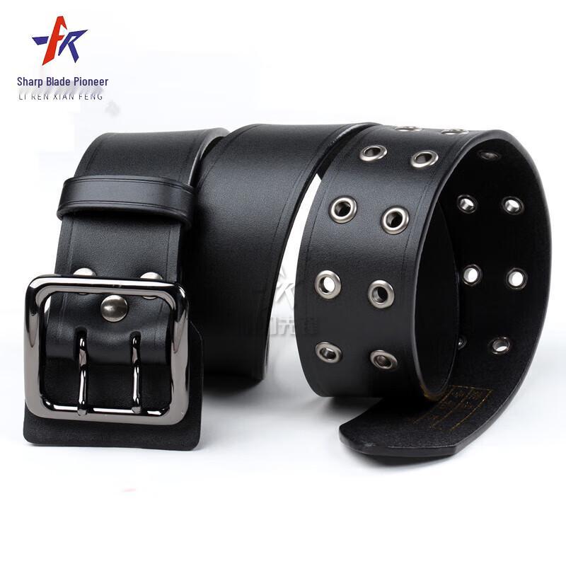 Blade Pioneer Double Buckle Tactical Leather Belt