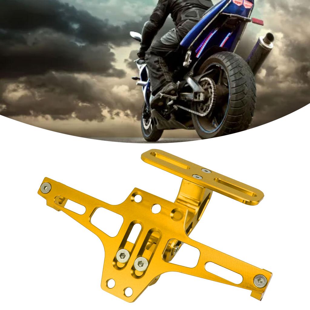 Motorcycle License Plate Bracket CNC Aluminium Alloy Motorcycle License Plate Holder