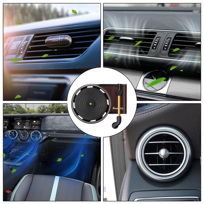 Auto-Luftdiffusor Tragbarer Plattenspieler Auto-Lufterfrischer Plattenspieler Parfüm-Diffusor Wiederverwendbarer Auto-Ätherisches-Öl-Diffusor Auto