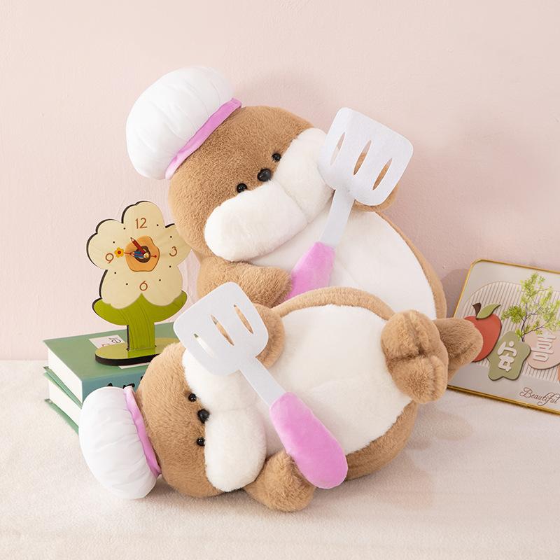 New Style Chef Seal Plush Toy Cute Seal Doll Doll Sleeping Pillow Sofa Ornaments for Girls Gifts