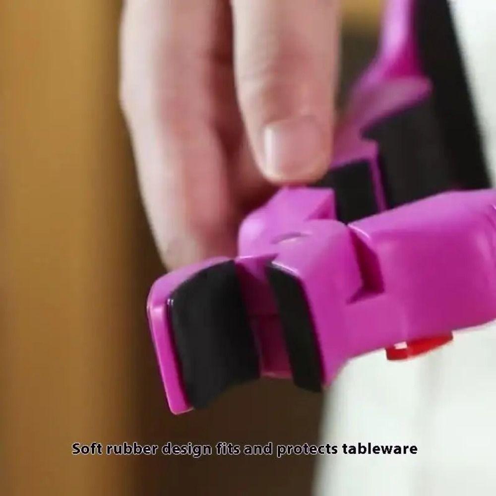 Silikongriff Hitzebeständige Schüssel-Plattenklemmen 3in1 Heißschüsselgreifer für Geschirrplatte Dampfgarer