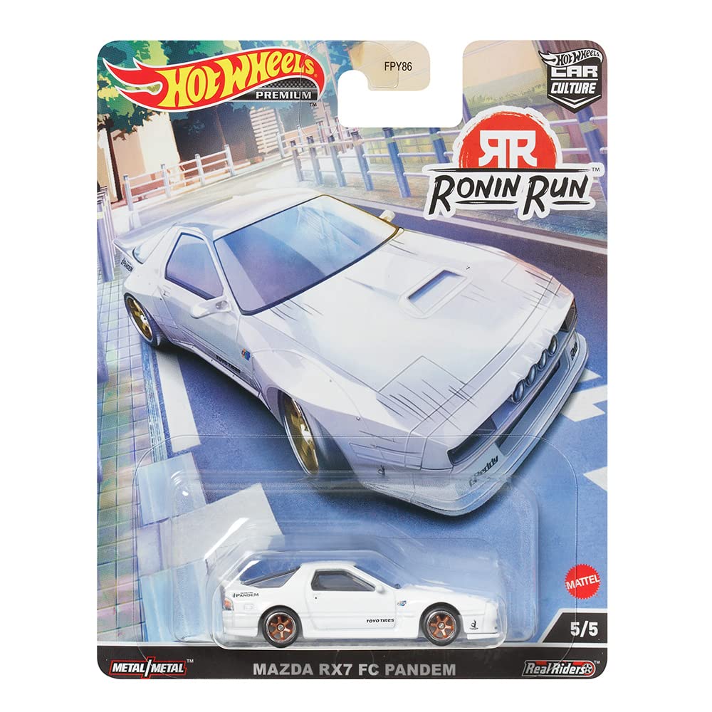 Hot Wheels Car Culture Ronin Run - Mazda RX7 FC Pandem [Věk 3 a více let] HCJ86 Bílá 164