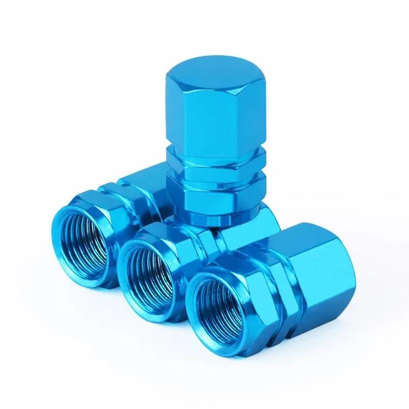 Tire Valve Stem Caps Decorative Tires Accessories Aluminum Alloy Nipple Wheel Caps For Cars Motorcycles Bicycle Cover Dustproof Valve Stems 1