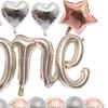 Aluminum Latex Balloons Set 1st Birthday
