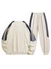 2025 New Cross-border Men's Two-Stripe Casual Crew Neck Outfit - Youth Spring/Autumn Fashion Set