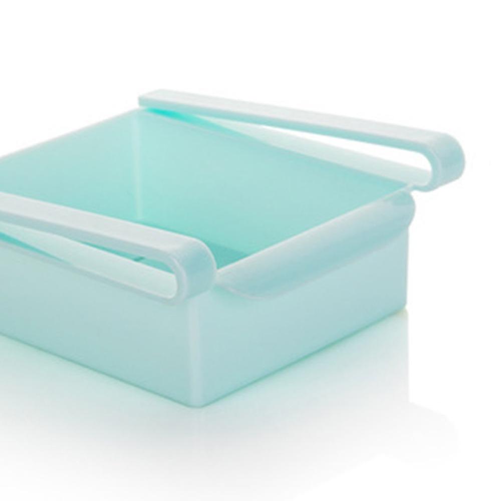 Sliding Pull-Out Fridge Drawer Organizer PP Plastic Storage Bins For Fridge Shelf