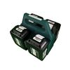 Battery Organizer Rack 4-Slot Travel-Size Battery Holder For Tools Space-Saving Design Small Tool Storage Container For Workshop